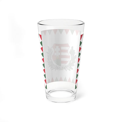 Naval Ensign of Hungary 1948-1950 (Hungary) Pint Glass 16oz