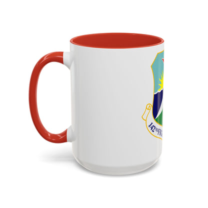 142nd Fighter Wing (U.S. Air Force) Accent Coffee Mug