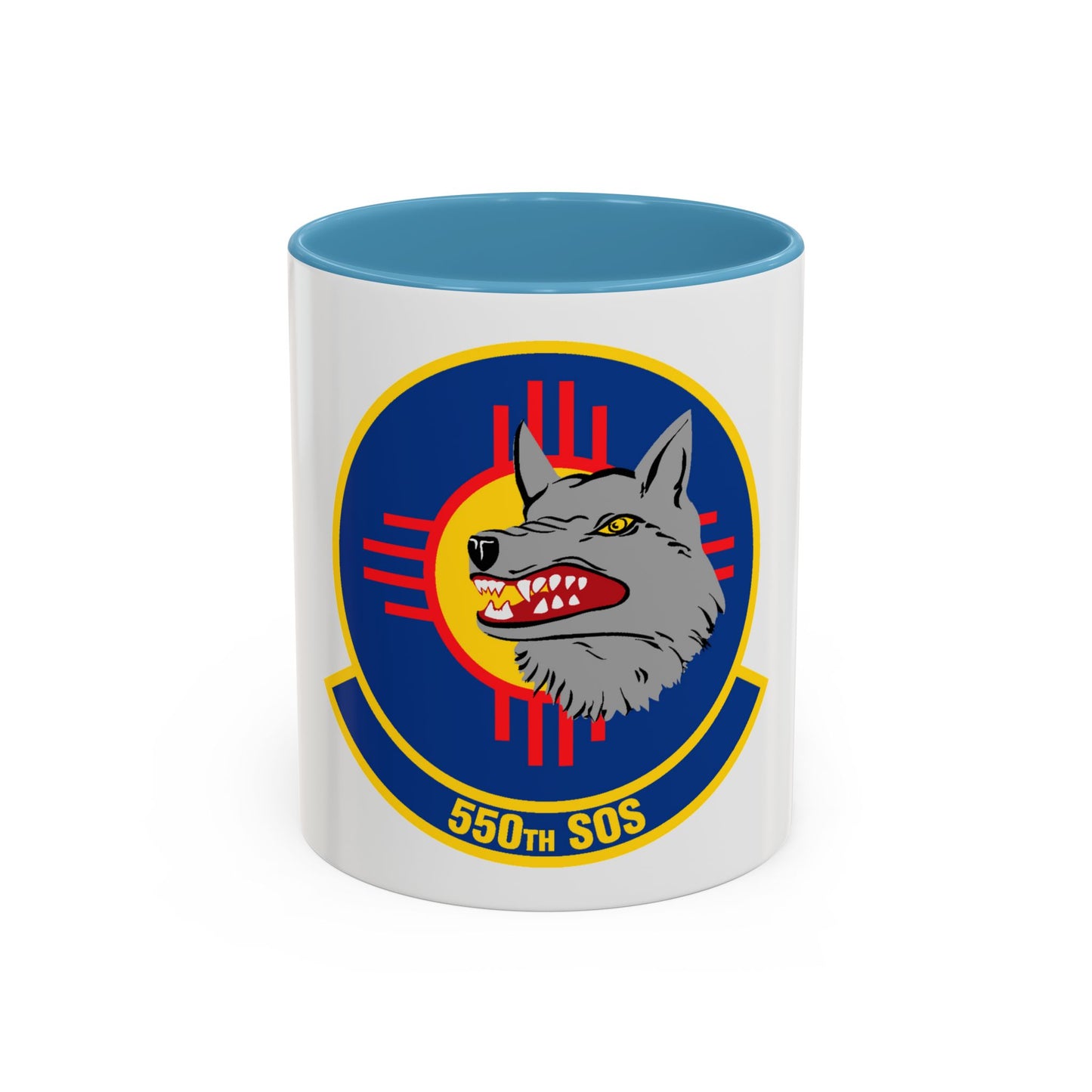 550 Special Operations Squadron AETC (U.S. Air Force) Accent Coffee Mug