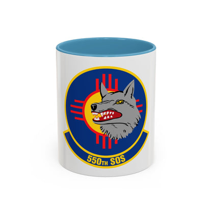 550 Special Operations Squadron AETC (U.S. Air Force) Accent Coffee Mug
