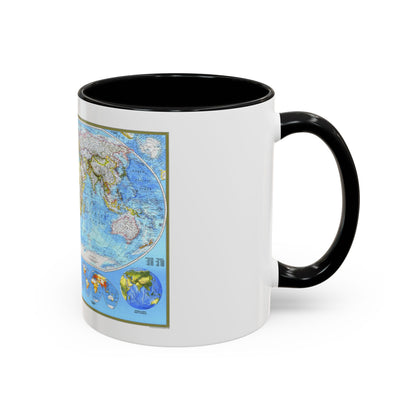 World Map - Political (1994) (Map) Accent Coffee Mug