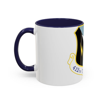 412th Test Wing (U.S. Air Force) Accent Coffee Mug