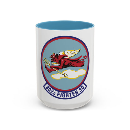 302d Fighter Squadron (U.S. Air Force) Accent Coffee Mug