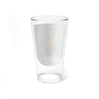 Viļānu novads COA (Latvia) (Coat of Arms) Pint Glass 16oz