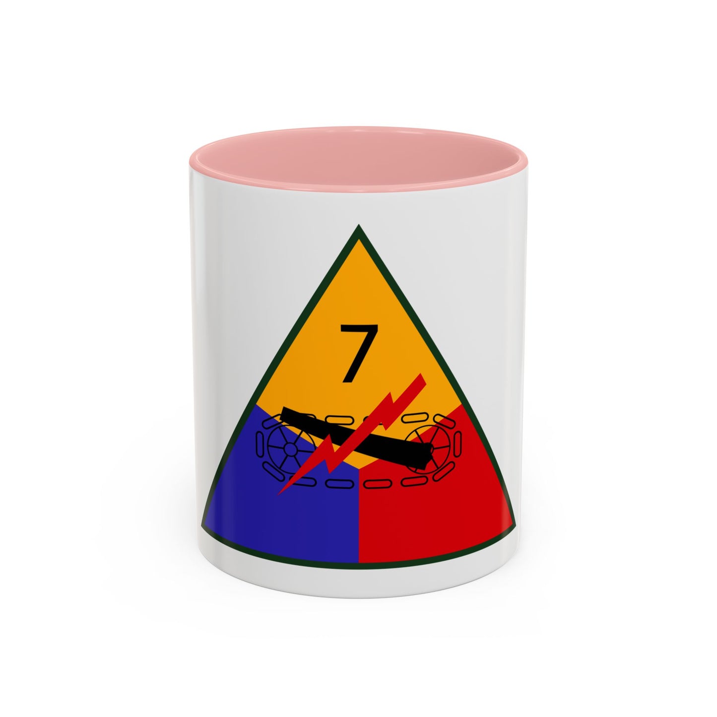 7th Armored Division (U.S. Army) Accent Coffee Mug