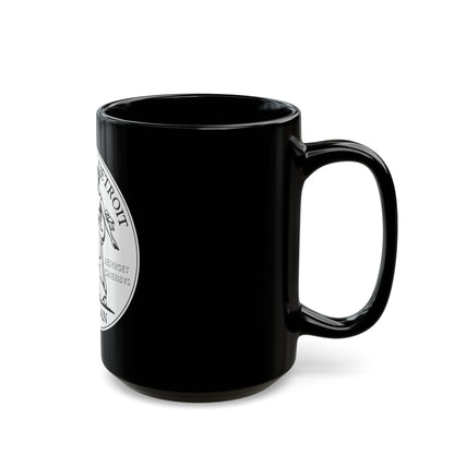 Seal of Detroit - Black Coffee Mug