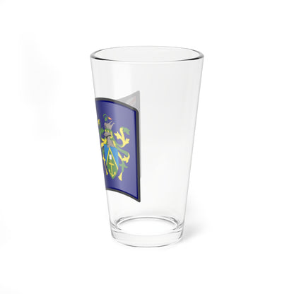 Nuvola Pitcairn flag (United Kingdom) Pint Glass 16oz