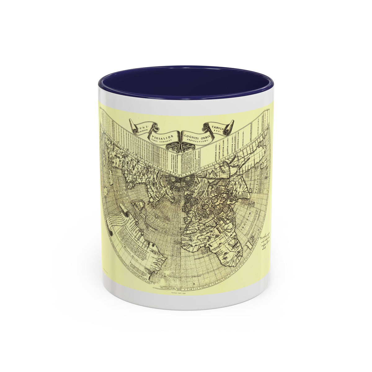 World Map - Ruysch (1508) (Map) Accent Coffee Mug