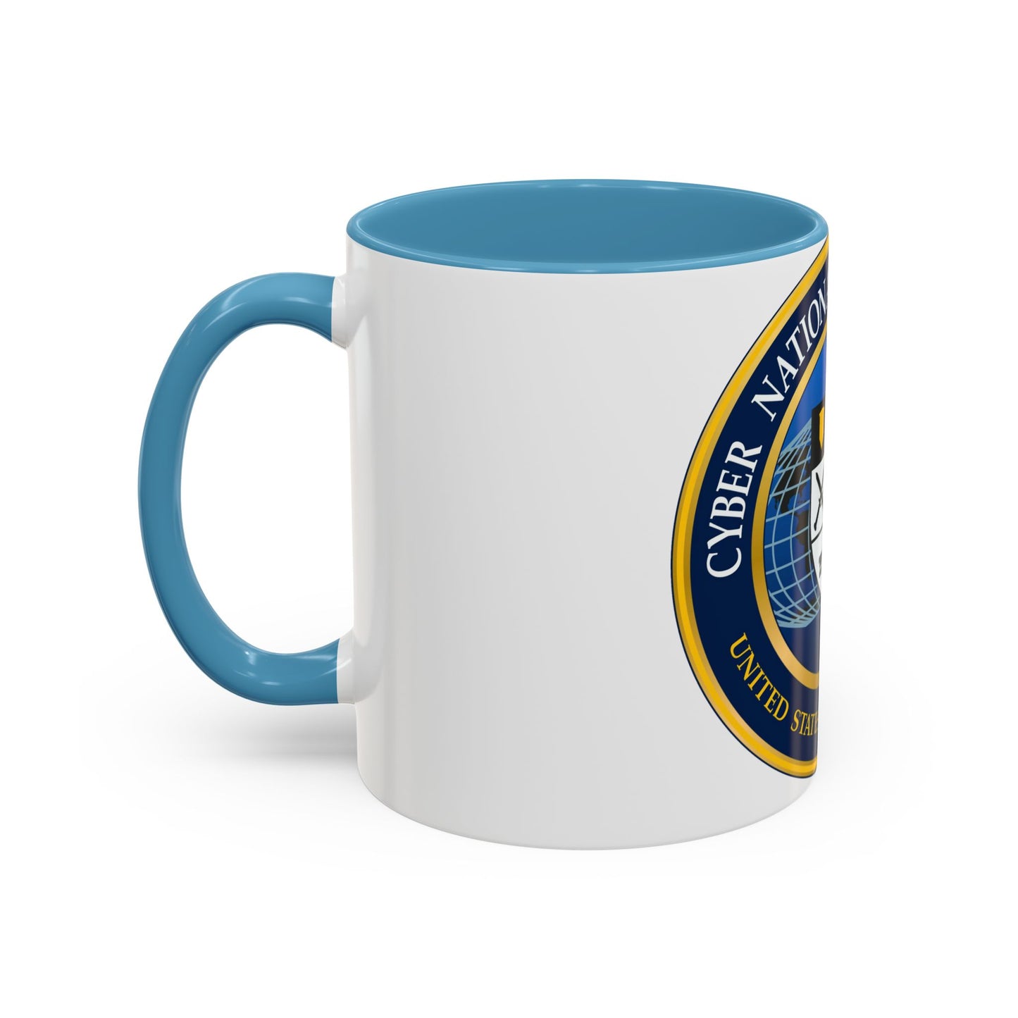 Cyber National Mission Force (U.S. Army) Accent Coffee Mug