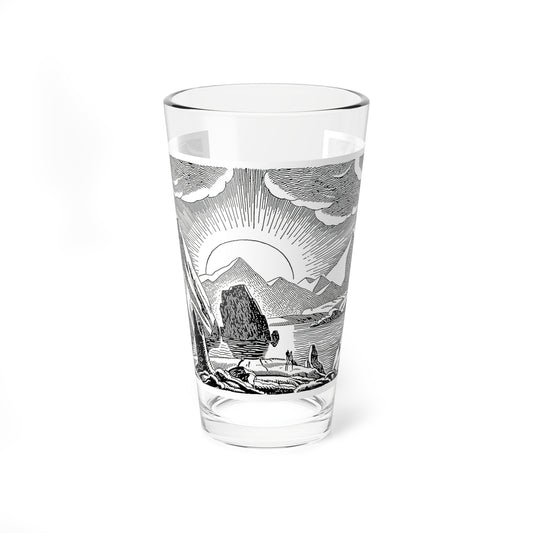 Illustration by Rockwell Kent, 1927 (1) - Pint Glass 16oz