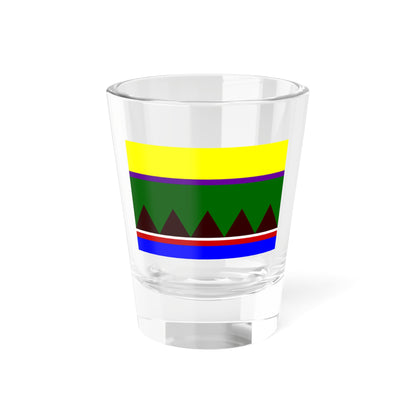 The original Selkup flag (Russia) Shot Glass 1.5oz