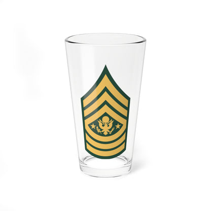 Army USA OR 09a 2015 (United States) (Military Rank) Pint Glass 16oz