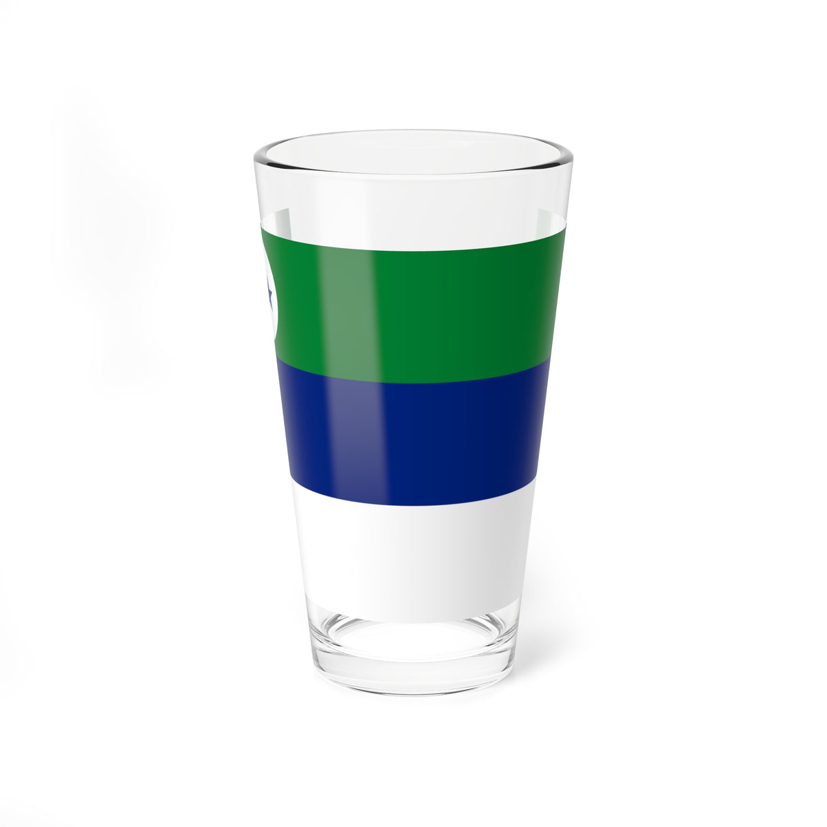 Bandera del Municipio Pedernales (Venezuela) Pint Glass 16oz