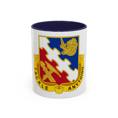 863 Engineer Battalion (U.S. Army) Accent Coffee Mug
