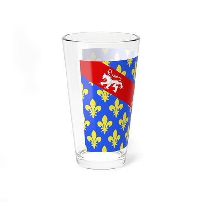 Drapeau fr departement Creuse (France) Pint Glass 16oz