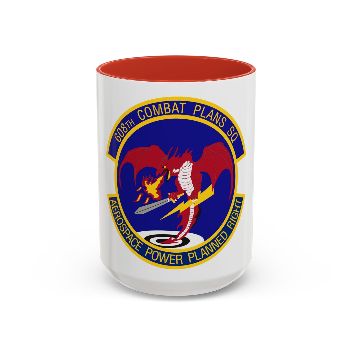 608th Combat Plans Squadron (U.S. Air Force) Accent Coffee Mug