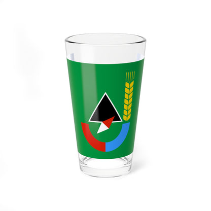 Flag of Gubkin Belgorod oblast (Russia) Pint Glass 16oz
