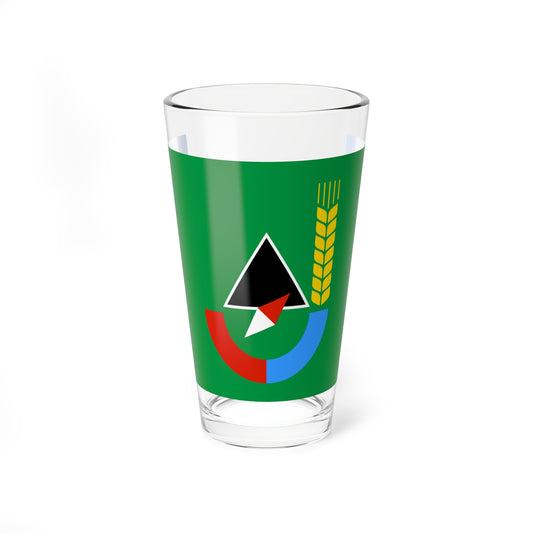 Flag of Gubkin Belgorod oblast (Russia) Pint Glass 16oz