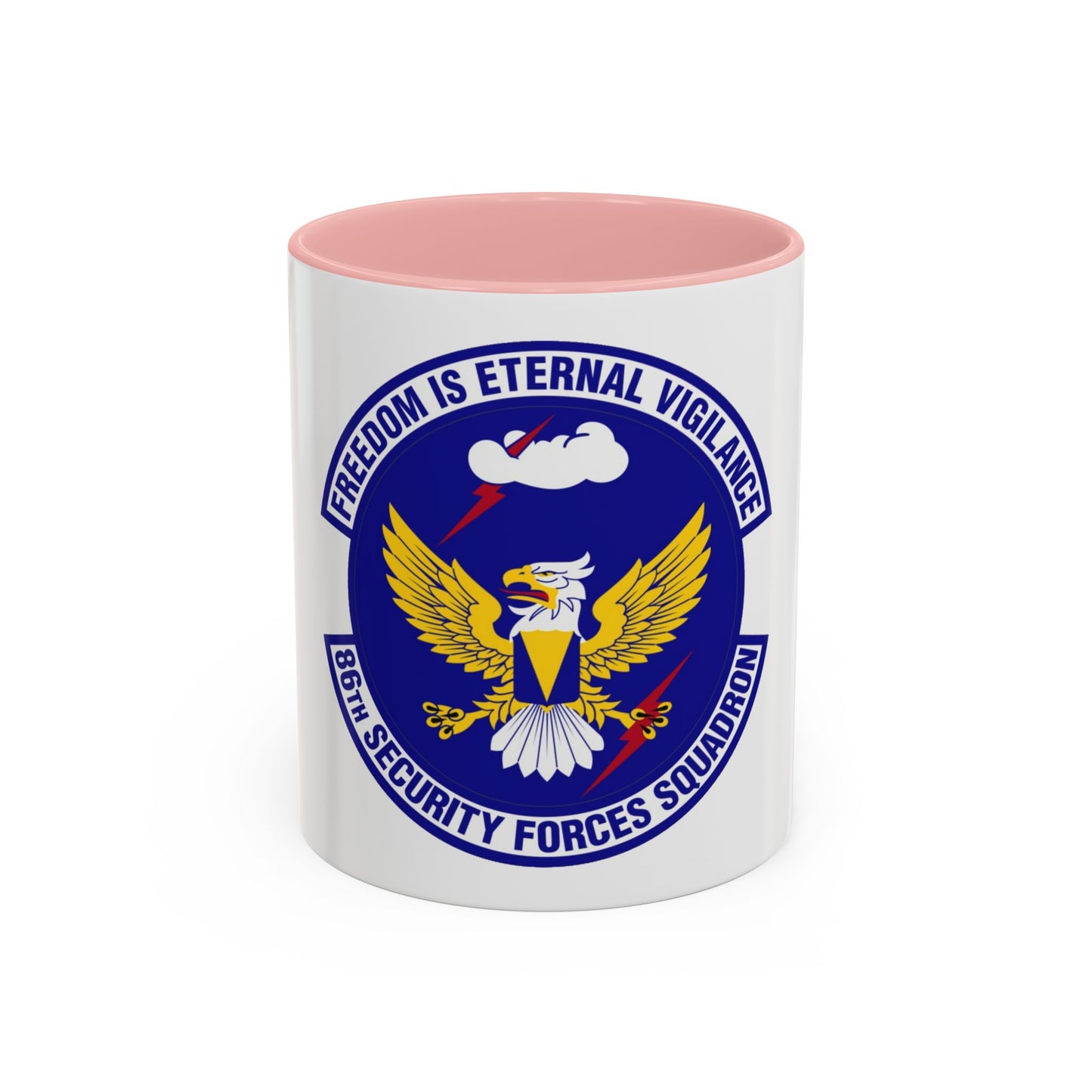 86 Security Forces Squadron USAFE (U.S. Air Force) Accent Coffee Mug