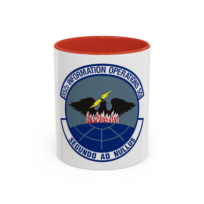 352d Information Operations Squadron (U.S. Air Force) Accent Coffee Mug