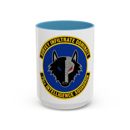 75 Intelligence Squadron ACC (U.S. Air Force) Accent Coffee Mug
