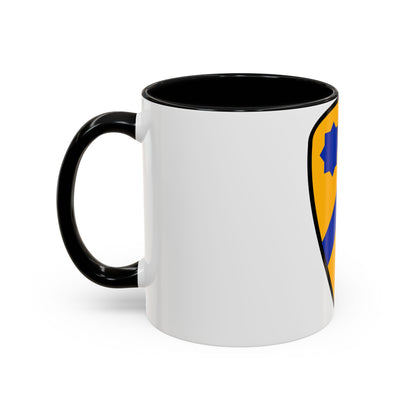 US 2nd Cavalry Division (U.S. Army) Accent Coffee Mug