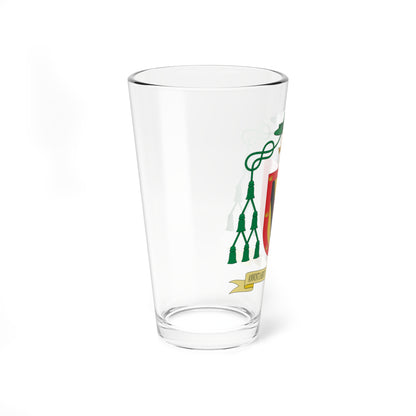 Escudo de Francisco Lerma Martínez (Spain) (Coat of Arms) Pint Glass 16oz