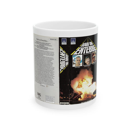 RAID ON ENTEBBE PAL (VHS COVER) - White Coffee Mug