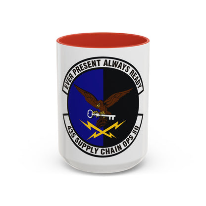 435th Supply Chain Operations Squadron (U.S. Air Force) Accent Coffee Mug