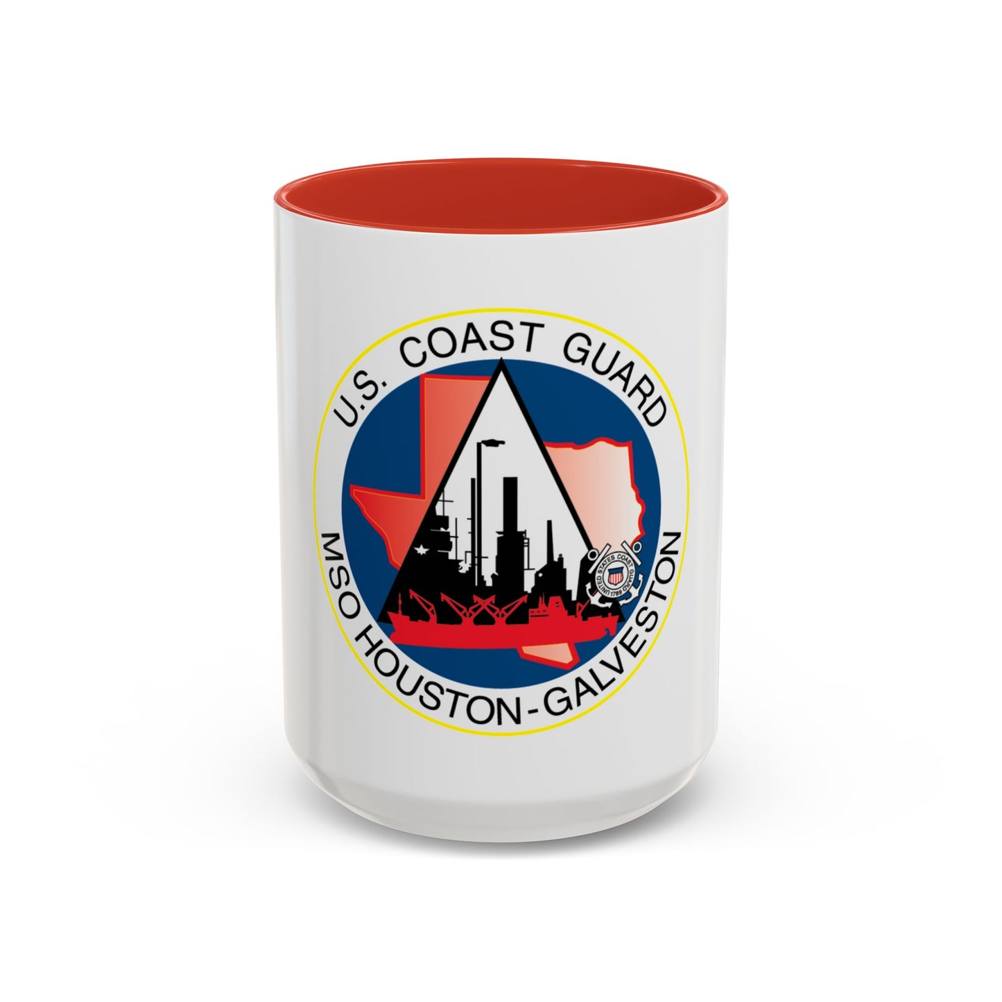 USCG MSO Houston Galveston (U.S. Coast Guard) Accent Coffee Mug