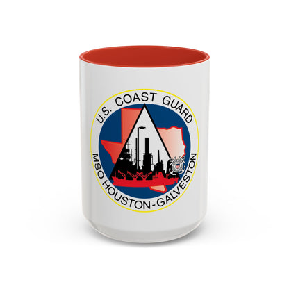 USCG MSO Houston Galveston (U.S. Coast Guard) Accent Coffee Mug