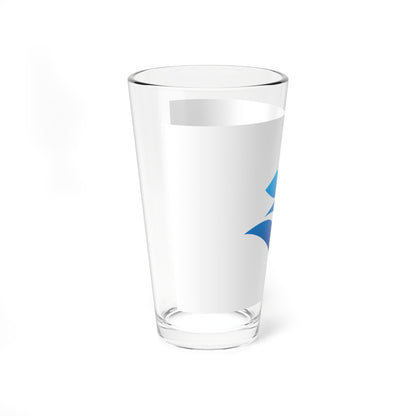 Flag of Kagoshima Prefecture symbol (Japan) Pint Glass 16oz