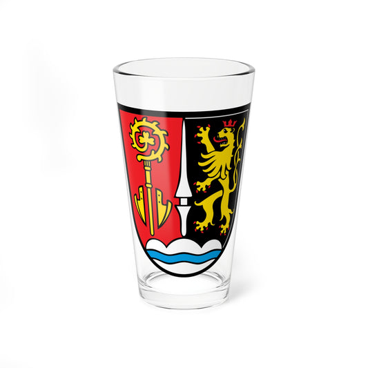 DEU Bergheim Oberbayern COA (Germany) (Coat of Arms) Pint Glass 16oz