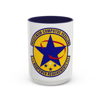 7 Manpower Requirements Flight AFMA (U.S. Air Force) Accent Coffee Mug
