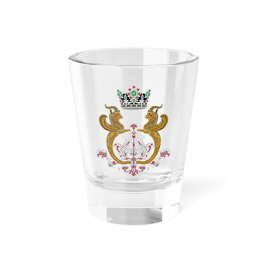 Imperial Arms of the Shahbanou of Iran (Iran) (Coat of Arms) Shot Glass 1.5oz