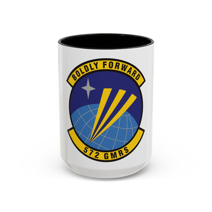 572d Global Mobility Readiness Squadron (U.S. Air Force) Accent Coffee Mug