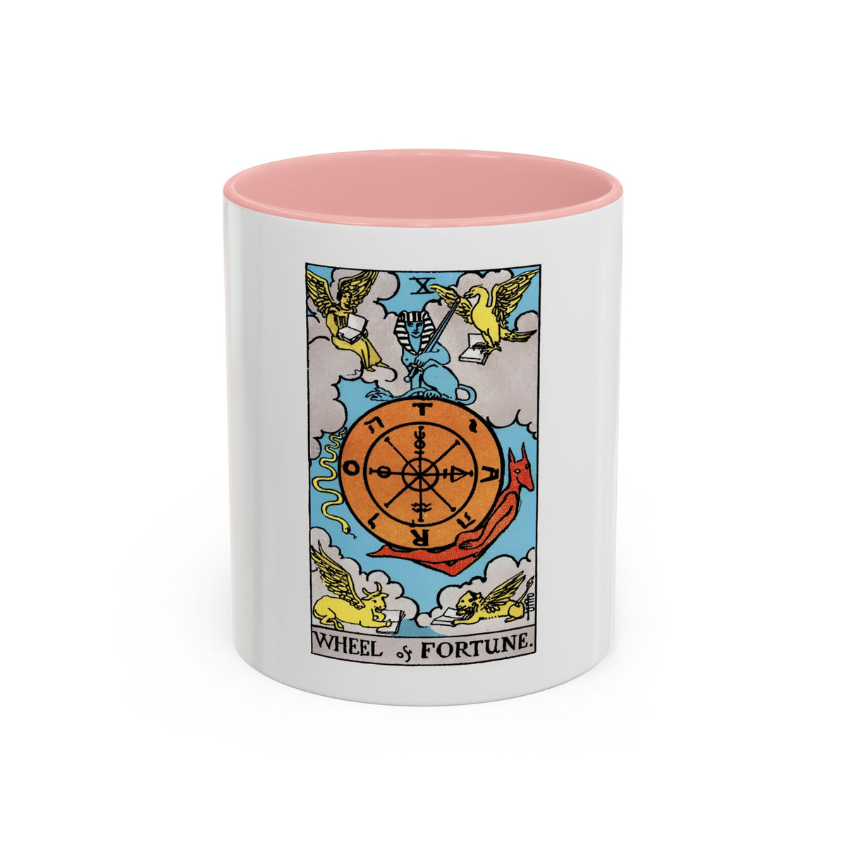 Wheel of Fortune (Tarot Card) Accent Coffee Mug