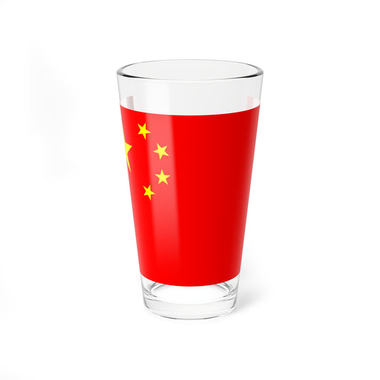 Sample PRC Flag (China) Pint Glass 16oz