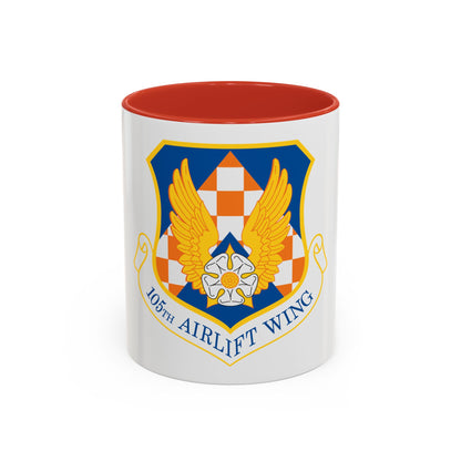 105th Airlift Wing (U.S. Air Force) Accent Coffee Mug