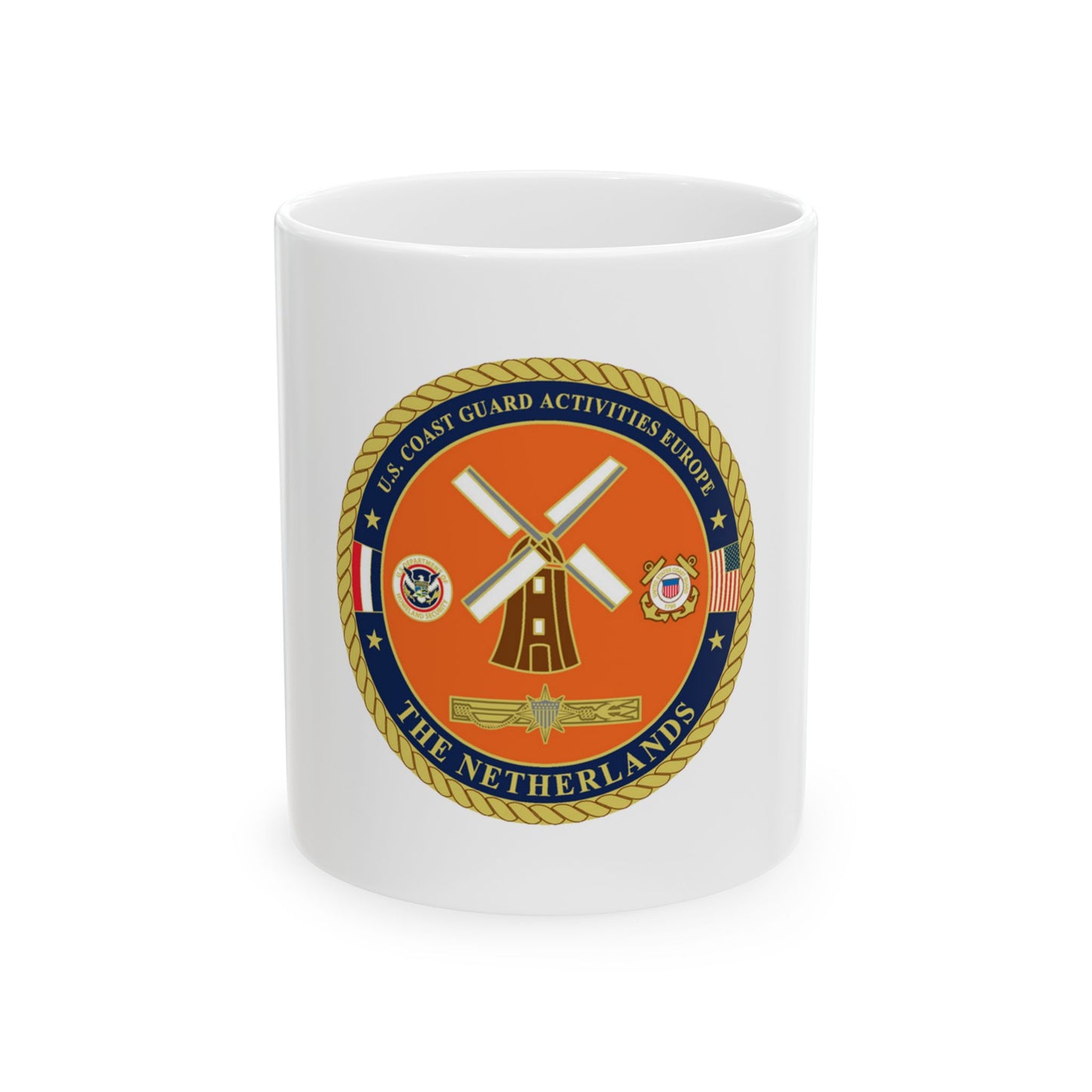 USCG ACTEURO The Netherlands (U.S. Coast Guard) White Coffee Mug