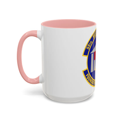 55th Medical Support Squadron (U.S. Air Force) Accent Coffee Mug