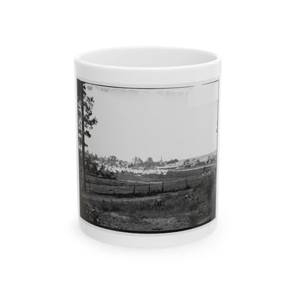 Culpeper, Va. Encampment On The Edge Of Town (U.S. Civil War) White Coffee Mug