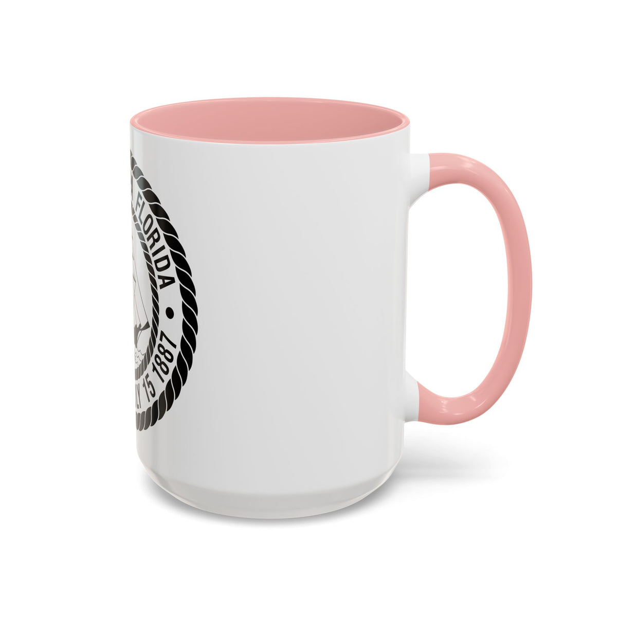Seal of Tampa Florida - Accent Coffee Mug