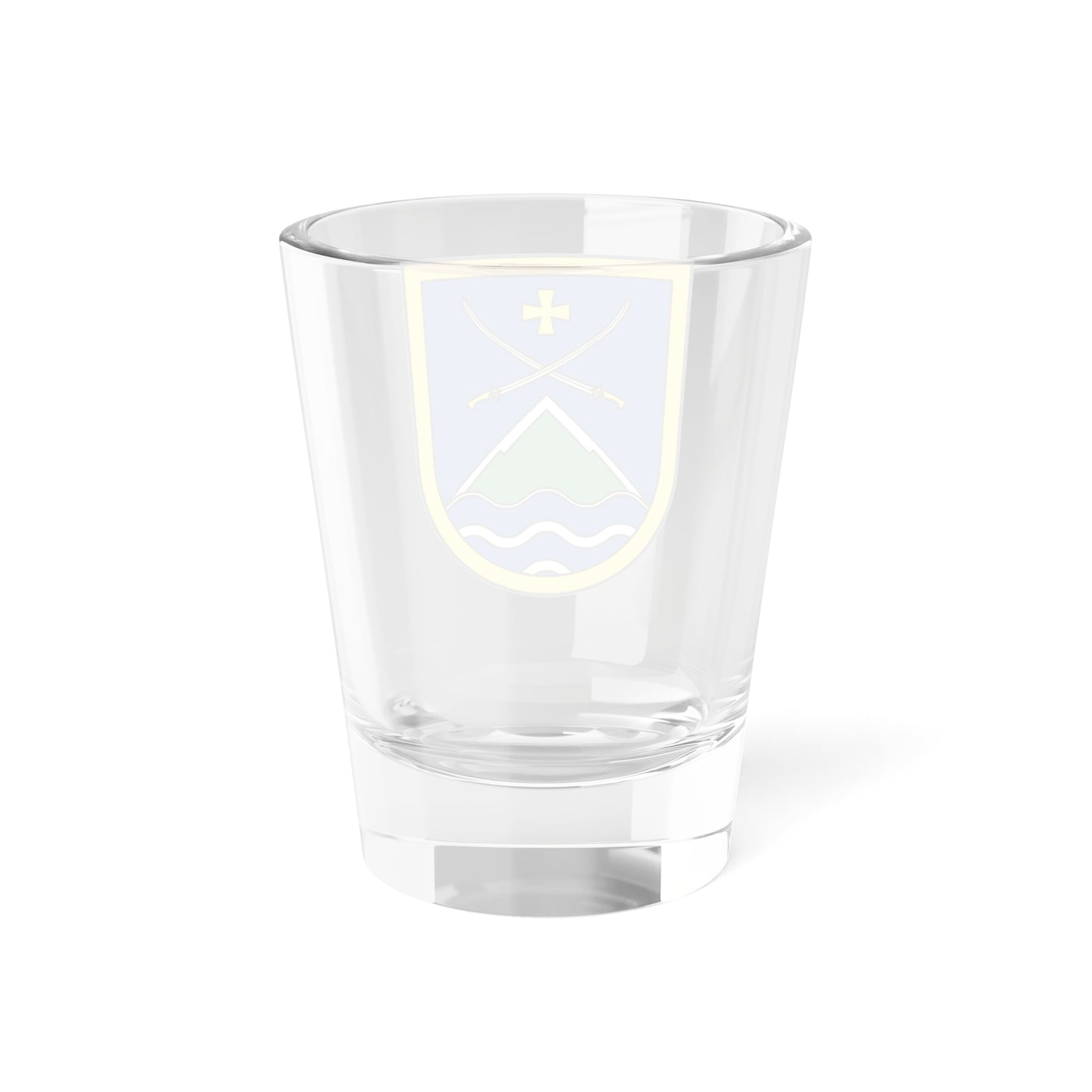 Coat of Arms of Izium 2024 (Ukraine) (Coat of Arms) Shot Glass 1.5oz