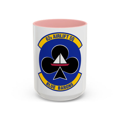 62 Airlift Squadron (U.S. Air Force) Accent Coffee Mug