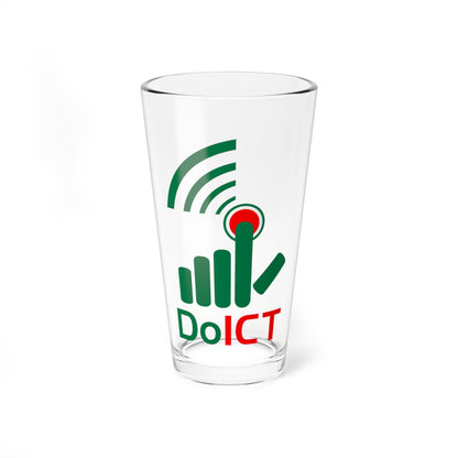 Department of Information and Communication Technology DoICT (Bangladesh) (Coat of Arms) Pint Glass 16oz