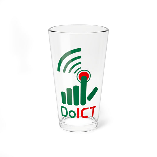 Department of Information and Communication Technology DoICT (Bangladesh) (Coat of Arms) Pint Glass 16oz