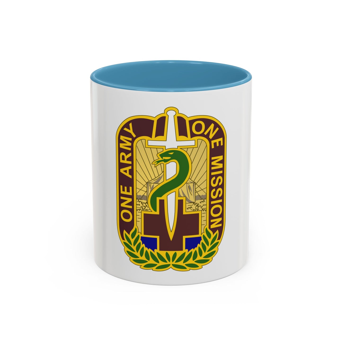 348 Field Hospital (U.S. Army) Accent Coffee Mug