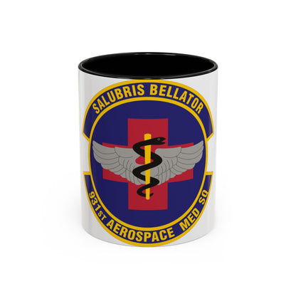 931 Aerospace Medicine Squadron AFRC (U.S. Air Force) Accent Coffee Mug