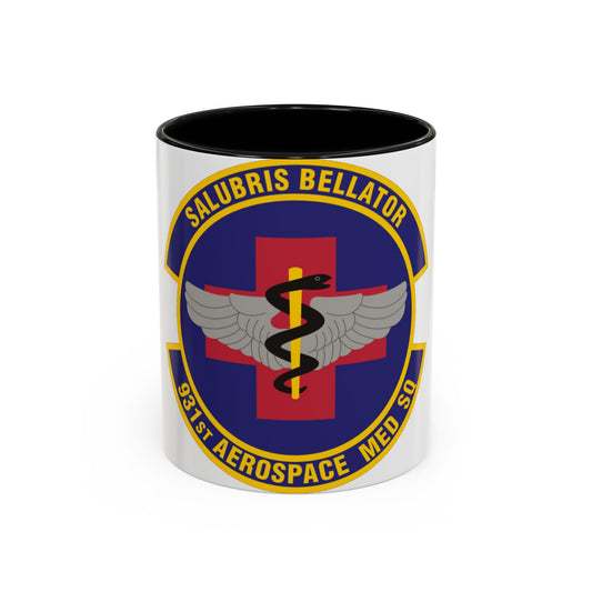 931 Aerospace Medicine Squadron AFRC (U.S. Air Force) Accent Coffee Mug